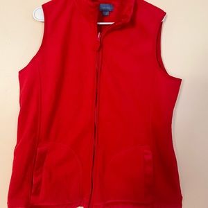 Red Laura Scott Vest
